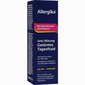 Allergika Anti- Rötung Getöntes Tagesfluid Lsf50+  30 ml - ab 17,61 &euro;