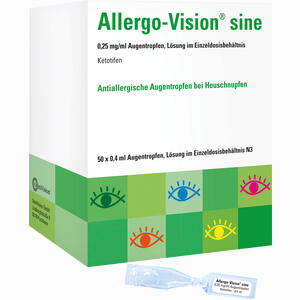 Allergo- Vision Sine 0.25 Mg/ml At im Einzeldos.beh Augentropfen 50 x 0.4 ml - ab 16,84 €