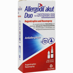 Allergodil Akut Duo 4ml Augentropfen/10ml Nasenspray Kombipackung 1 Stück - ab 10,91 €