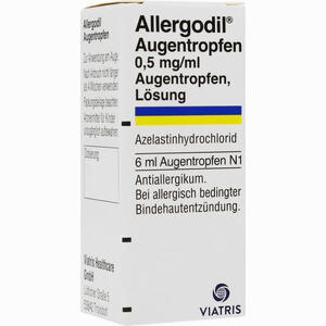 Allergodil Augentropfen  Cooper Consumer Health Deutschland GmbH 6 ml - ab 7,81 €