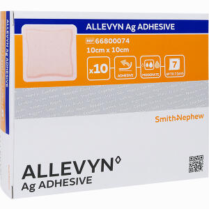 Allevyn Ag Adhesive 10x10 Cm Wundverband  Smith & Nephew GmbH 10 Stück - ab 299,90 &euro;