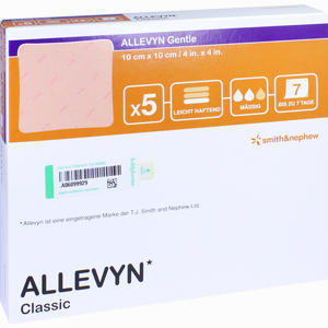 Allevyn Gentle 10x10 Cm Verband kohlpharma GmbH 5 Stück - ab 118,57 €