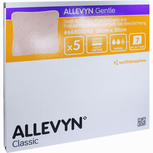 Allevyn Gentle 20cmx20cm Verband 5 Stück - ab 249,95 €
