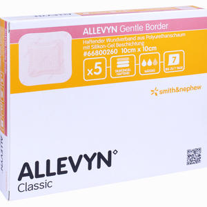 Allevyn Gentle Border 10x10cm Verband  5 Stück - ab 133,90 €