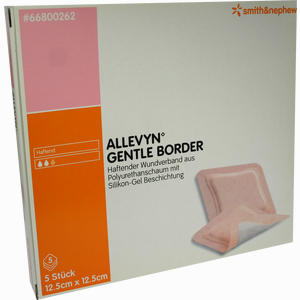 Allevyn Gentle Border 12.5cmx12.5cm Verband SMITH & NEPHEW 5 Stück - ab 135,46 €