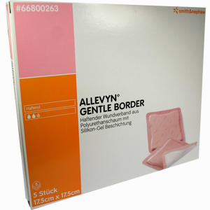 Allevyn Gentle Border 17.5cmx17.5cm Verband 5 Stück - ab 223,50 €