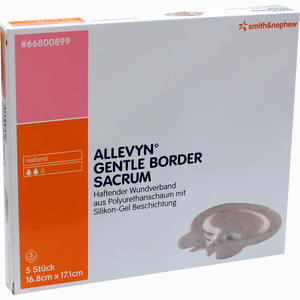 Allevyn Gentle Border Sacrum 16.8x17.1 Cm Verband 5 Stück - ab 295,34 €