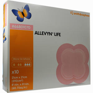 Allevyn Life 21x21cm Verband 10 Stück - ab 299,00 €