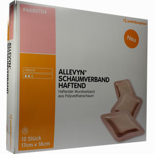 Allevyn Schaumverband Haftend 17x18cm  12 Stück - ab 591,74 €