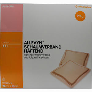 Allevyn Schaumverband Haftend 22x23cm  12 Stück - ab 719,95 &euro;