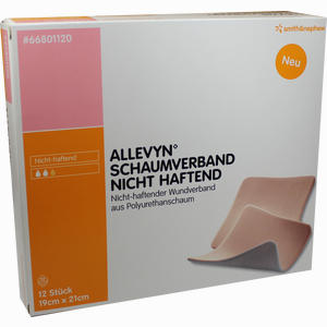 Allevyn Schaumverband Nicht Haftend 19x21cm  12 Stück - ab 1,36 €