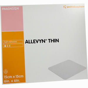 Allevyn Thin 15x15cm Hydroselektive Wundauflage Verband 3 Stück - ab 216,01 €