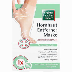 Allgäuer Latschenk Hornhaut Entf. Maske Cremig Set 1 Packung - ab 6,69 &euro;