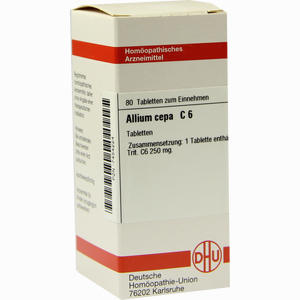 Allium Cepa C6 Tabletten 80 Stück - ab 0,00 &euro;