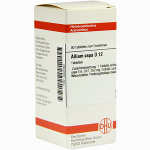 Allium Cepa D12 Tabletten 80 Stück - ab 8,80 &euro;