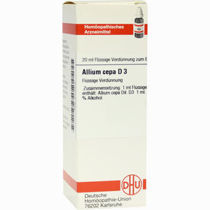 Allium Cepa D3 Dilution 20 ml - ab 9,08 €