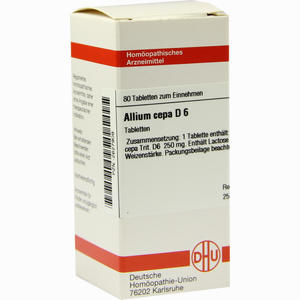 Allium Cepa D6 Tabletten 80 Stück - ab 9,18 €