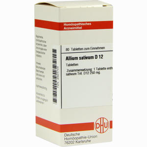 Allium Sativum D12 Tabletten 80 Stück - ab 9,26 €
