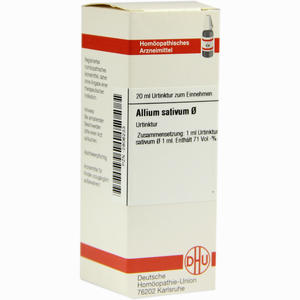 Allium Sativum Urtinktur Dilution 20 ml - ab 13,98 €