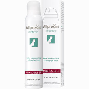Allpresan Diabetic Mikrosilber Schaum- Creme  200 ml - ab 0,00 €