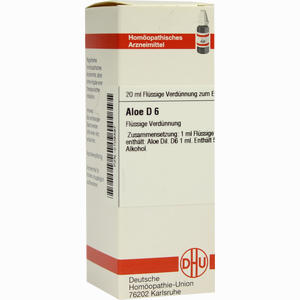 Aloe D6 Dilution 20 ml - ab 0,00 €
