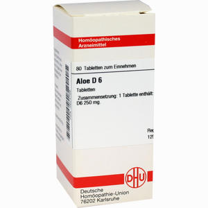 Aloe D6 Tabletten 80 Stück - ab 12,42 €