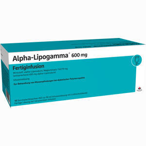 Alpha- Lipogamma 600mg Fertiginfusion Infusionslösung 10 x 50 ml - ab 75,40 €