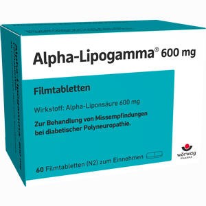 Alpha- Lipogamma 600mg Filmtabletten  60 Stück - ab 36,65 €
