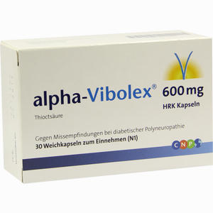 Alpha- Vibolex 600 Hrk Kapseln  30 Stück - ab 17,94 &euro;