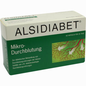 Abbildung von Alsidiabet Diabetiker Mikro- Durchblutung Kapseln 60 Stück