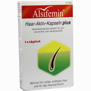Alsifemin Haar- Aktiv- Kapseln Plus  30 Stück - ab 8,24 €