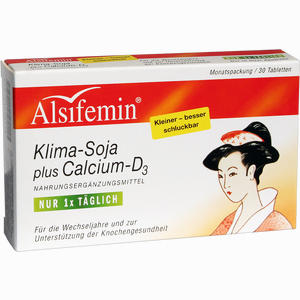 Alsifemin Klima- Soja Plus Calcium D3 Tabletten 30 Stück - ab 12,85 €