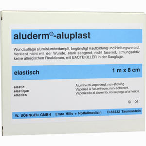 Aluderm Aluplast Wundverb Pflast Elast 1mx8cm 1 Stück - ab 6,34 €