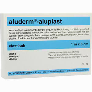 Aluderm Aluplast Wundverb Pflast Stabil 1mx6cm 1 Stück - ab 10,45 &euro;