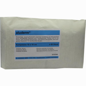 Aluderm Kompresse 10x10cm  50 Stück - ab 13,59 €