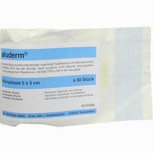 Aluderm Kompressen 5x5cm  50 Stück - ab 10,27 €