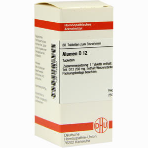 Alumen D12 Tabletten 80 Stück - ab 0,00 €