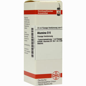 Alumina D6 Dilution 20 ml - ab 9,31 €