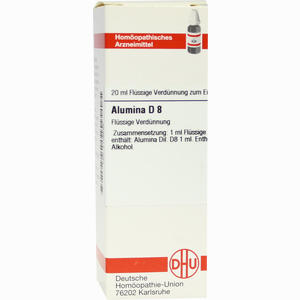 Alumina D8 Dilution 20 ml - ab 0,00 €