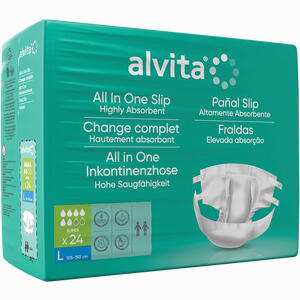 Alvita All- In- One Inkontinenzhose Super Large Tag 24 Stück - ab 11,31 €