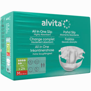 Alvita All- In- One Inkontinenzhose Super Medium Tag 24 Stück - ab 10,34 €