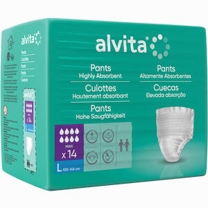 Alvita Inkontinenzpants Large 14 Stück - ab 10,34 €