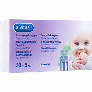Alvita Physiologische Kochsalzlösung Ampullen 30 x 5 ml - ab 3,61 €