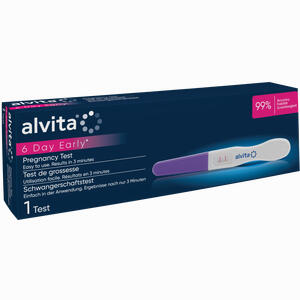 Alvita Schwangerschaftstest Ultra- Früh  1 Stück - ab 2,00 €