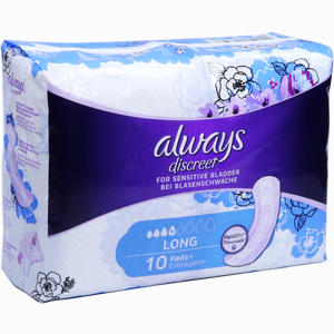 Always Discreet Inkontinenz Long Binde 10 Stück - ab 3,84 €