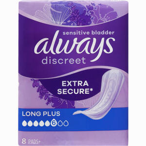Always Discreet Inkontinenz Long Plus Binde 8 Stück - ab 3,70 &euro;