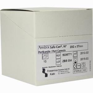 Ambix Safe- Can Portpunktionskanüle Gebogen 20gx37m Kanülen 10 Stück - ab 75,50 €