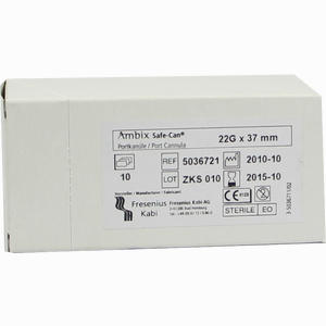 Ambix Safe- Can Portpunktionskanüle Gerade 22gx37mm Kanülen 10 Stück - ab 0,00 €