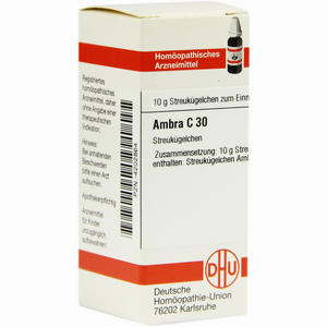 Ambra C30 Globuli 10 g - ab 8,00 €