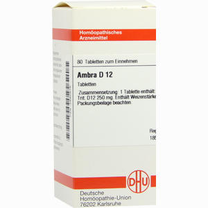 Ambra D12 Tabletten 80 Stück - ab 9,04 €
